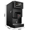 Automat do gorących napojów instant z 4 pojemnikami na proszek - 2kW - Dotykowe - 10 programów - Czarny