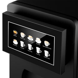Automat do gorących napojów instant z 4 pojemnikami na proszek - 2kW - Dotykowe - 10 programów - Czarny