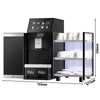 Commercial Bean to Cup Coffee Machine - 16 Drink Options - 10" Touchscreen - incl. Cup Warmer & Milk Fridge