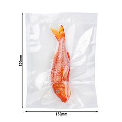 (1000 sztuk) Worki próżniowe do gotowania – gładkie – 150 x 200 mm