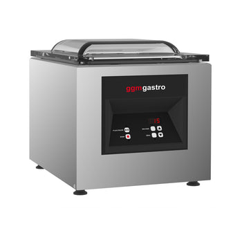 Pakowarka próżniowa komorowa - 10m³/h - 600W - Sterowanie cyfrowe - z funkcją gazowania (MAP) - Nablatowa