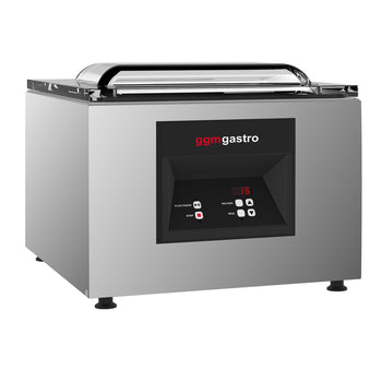 Pakowarka próżniowa komorowa - 16m³/h - 900W - Sterowanie cyfrowe - Nablatowa