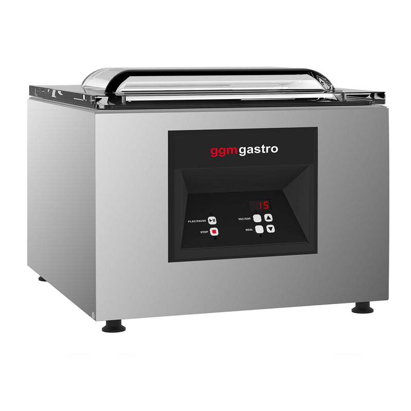 Pakowarka próżniowa komorowa - 16m³/h - 900W - Sterowanie cyfrowe - Nablatowa