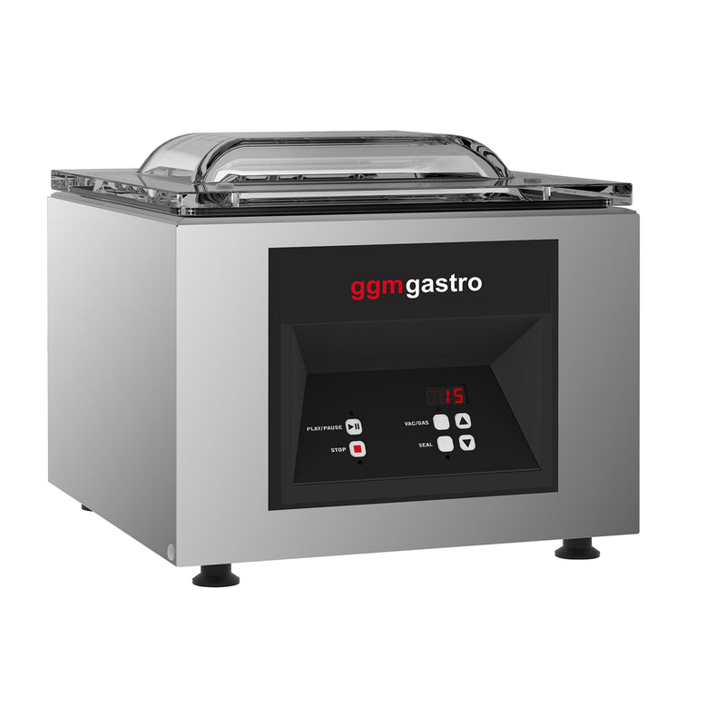 Pakowarka próżniowa komorowa - 8m³/h - 500W - Sterowanie cyfrowe - Nablatowa