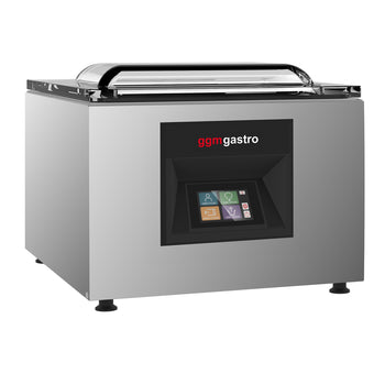 Pakowarka próżniowa komorowa - 20m³/h - 1,2kW - Panel dotykowy - z funkcją gazowania (MAP) - Nablatowa