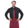 (5 pcs) KARLOWSKY | Tie – 148 x 6.5 cm – burgundy