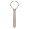 (5 szt.) KARLOWSKY | Krawat – 148 x 6,5 cm – piaskowy