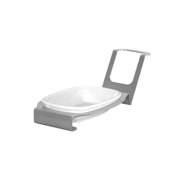 (3 sztuki) Podstawka pod łyżkę - owalna - chromowany - Prime Gastro