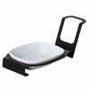 (3 szt.) Podstawka pod łyżkę - Stal nierdzewna - Owalna - 105x140x90mm