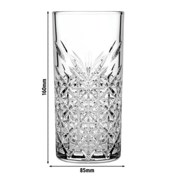 (12 szt.) Szklanka wysoka do drinków - Pasabahce, Timeless - 450ml - do zmywarki - zestaw 12 szt.