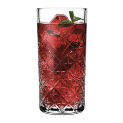 (12 szt.) Szklanka wysoka do drinków - Pasabahce, Timeless - 450ml - do zmywarki - zestaw 12 szt.