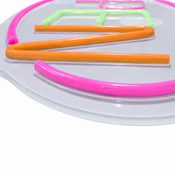 LED Leuchtschild - OPEN – dimmbar - Rosa - Bunt