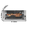 Grill gazowy do jagnięciny i prosiąt – 10 kW – z 1 rożnem