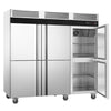 Lodówka magazynowa – stal nierdzewna ECO – GN 1/1 – 2500 litrów – z 6 półdrzwiami