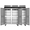 Lodówka magazynowa – stal nierdzewna ECO – GN 1/1 – 2500 litrów – z 6 półdrzwiami