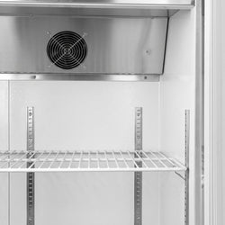 Szafa chłodnicza ze stali nierdzewnej ECO – GN 1/1 – 1700 litrów – z 4 półdrzwiami