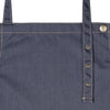 (6 szt.) KARLOWSKY | Fartuch na szelkach Jeans-Style – Vintage Black