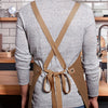 KARLOWSKY | Urban Twill Cross Back Bib Apron – Cinnamon - 700×850 mm