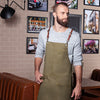 KARLOWSKY | Fartuch na szelkach Urban X-Style – khaki