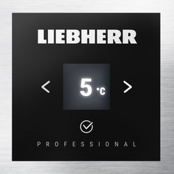 LIEBHERR |Chłodziarka PERFORMANCE - 569 litry - Wnętrze z tworzywa sztucznego - z 1 szklanymi drzwiami - Szara