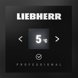 LIEBHERR | Chłodziarka PERFORMANCE - 400 litrów - wnętrze z tworzywa sztucznego - z 1 szklanymi drzwiami - czarna