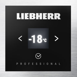 LIEBHERR | Szafa mroźnicza ze stali nierdzewnej PERFECTION – 499 litrów – wnętrze z tworzywa sztucznego i 10 koszyków – z 1 drzwiami