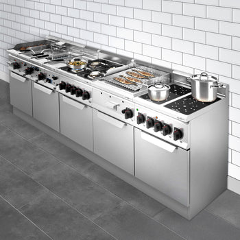 Kuchenka elektryczna - 15,6 kW - 6 płyt okrągłych - Prime Gastro