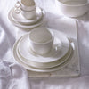 (6 szt.) Talerz płaski coupe Maastricht LUX – porcelana – Ø 290 mm – kość słoniowa