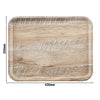 (24 sztuki) CAMBRO | MADEIRA – taca laminowana – prostokątna – 330 x 430 mm – wygląd drewna – jasny dąb