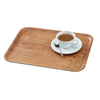 (24 sztuki) CAMBRO | MADEIRA – taca laminowana – prostokątna – 330 x 430 mm – wygląd drewna – brązowo - oliwkowa