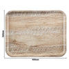 (24 sztuki) CAMBRO | MADEIRA – taca laminowana – prostokątna – 330 x 430 mm – wygląd drewna – jasny dąb