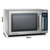 Kuchenka mikrofalowa Automatic – 34 L – 1,1 kW – cyfrowa