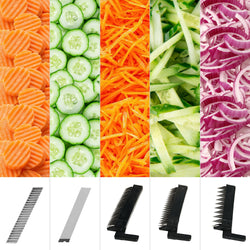 Krajalnica do warzyw/mandolina – 3 nasadki