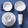 (6 szt.) BUDGETLINE - Kubek do kawy [Mammoet] - 190ml - Biały - Porcelana - sztaplowana