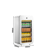 Lodówka minibarowa – 450 mm – 67 litrów – z 1 szklanymi drzwiami