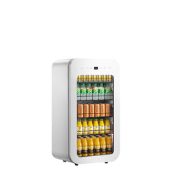 Lodówka minibarowa – 450 mm – 67 litrów – z 1 szklanymi drzwiami