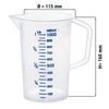 Miarka – 1 L – z podziałką co 100 ml