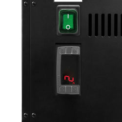 Minibar z zamrażarką - 460 mm - z 1 szklanymi drzwiami & wyświetlaczem reklamowym