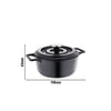 Patelnia mini – aluminium odlewane – Ø 140 mm – wysokość: 63 mm – z odlewaną pokrywką