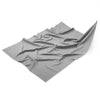 (10 szt.) Ścierka do szkła - z mikrofibry - 500x700mm - Szara