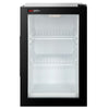 Lodówka minibar - 440mm - 62L - 1‑drzwiowa, ze szklanymi drzwiami - Czarny