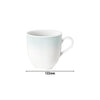 (6 pcs) SELTMANN WEIDEN | Tulip Latte Cups – Porcelain – 370 ml – Arctic Blue – BLUES