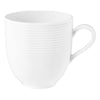 (6 szt.) SELTMANN WEIDEN | Filiżanka do kawy z mlekiem – kształt: tulipan – 370 ml – biała