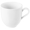 (6 szt.) SELTMANN WEIDEN | Filiżanka do kawy z mlekiem – kształt: tulipan – 370 ml – biała