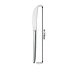 (12 szt.) Nóż stołowy Aleria – stal nierdzewna 13/0 – 210 mm