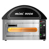 Electric Deck Pizza Oven - Single Deck - 1 - Ø 34cm (13") - 230V Single Phase - Mechanical Controls - Black - up to 280°C