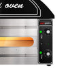 Electric Deck Pizza Oven - Single Deck - 1 - Ø 34cm (13") - 230V Single Phase - Mechanical Controls - Black - up to 280°C