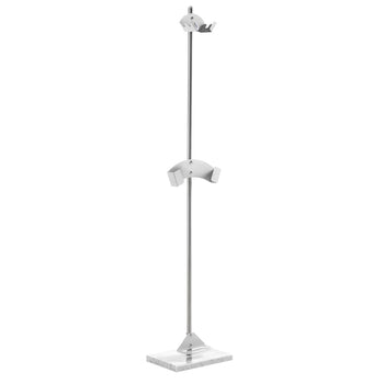 Stojak na akcesoria do pizzy - stal nierdzewna - 350x250x1750mm - 8.6kg - na 2 łopaty, 1 małą łopatę i 1 szczotkę