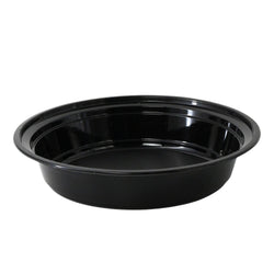 (300 Stück) Mehrwegschale - Polypropylen - 1000ml - rund - Schwarz
