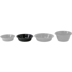 (300 Stück) Mehrwegschale - Polypropylen - 700ml - rund - Schwarz